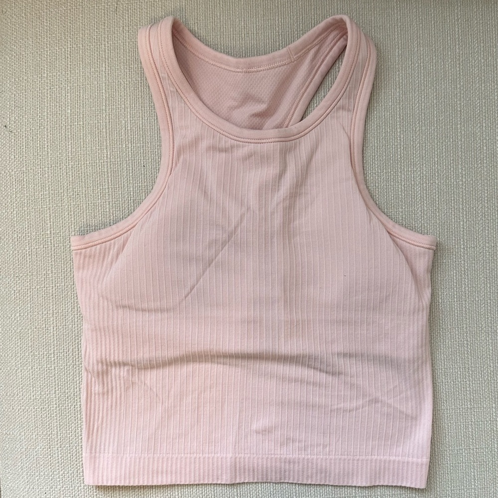 Lululemon Ebb to Street Cropped Racerback Tank Top